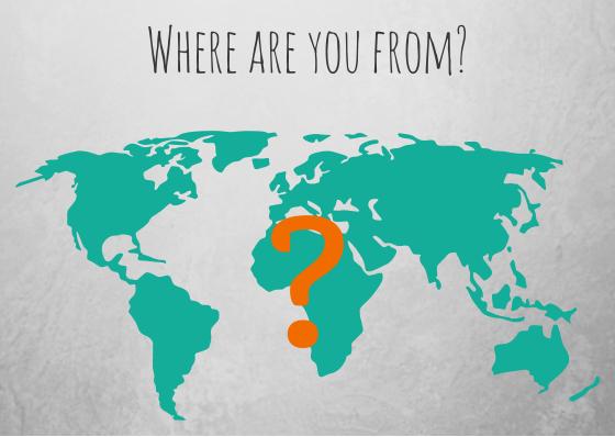 <p>Where from? </p>