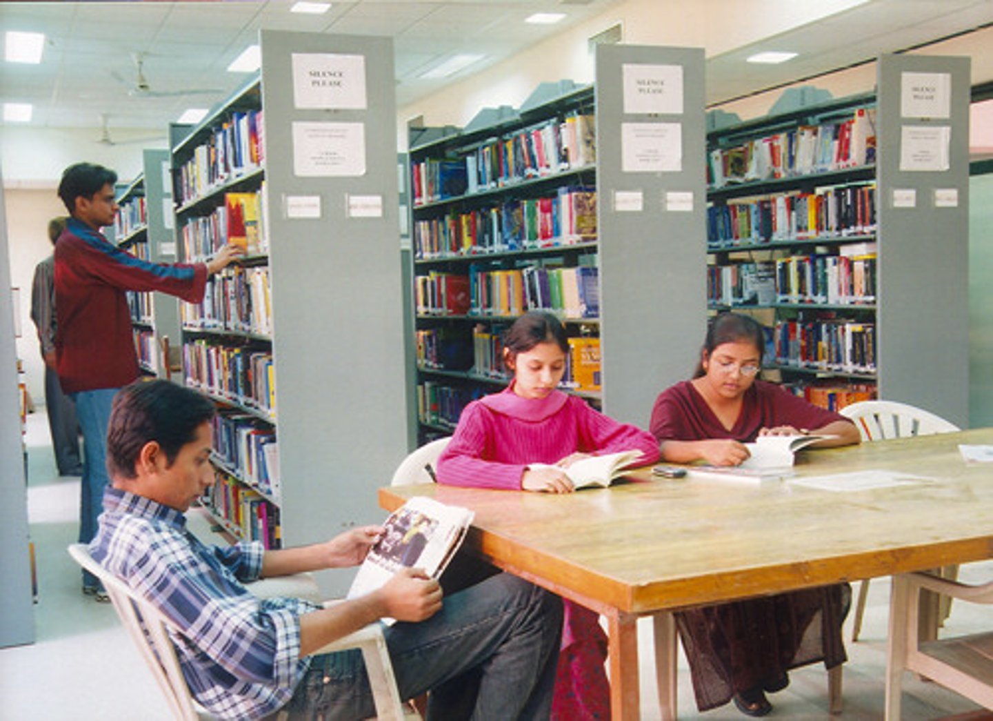 <p>a library</p>