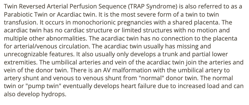 <p>a) twin reversed arterial perfusion sequence</p>