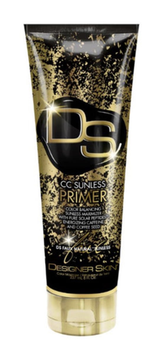 <p>-$50</p><p>-8 oz tube</p><p>– The pink hue of the Color Correcting “CC” Primer compliments instant and delayed bronzers for perfectly balanced color</p><p>– Features Pure Solar Peptides to help produce faster and darker color, while providing superior anti-aging</p><p>– Caffeine and Coffee Seed work to bring vitality to dull and lifeless skin</p><p>– Odor inhibiting technology works with a flirty Passion Fruit Mango fragrance to leave skin smelling fresh.</p>