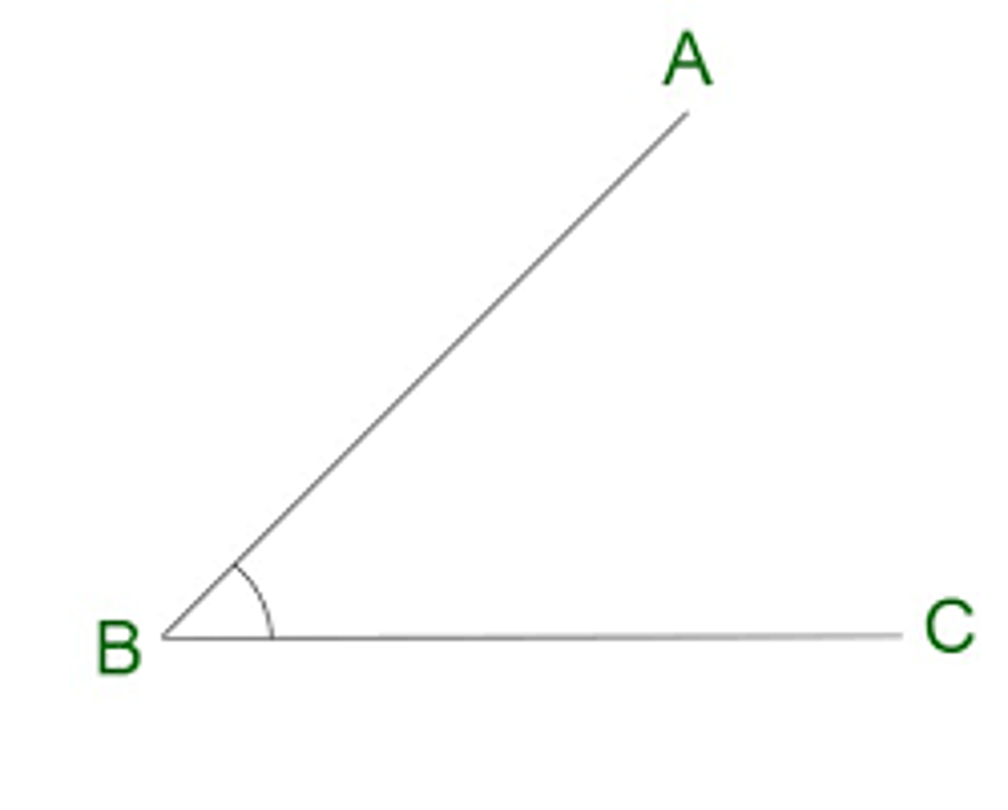 <p>A figure formed by two rays with a common endpoint</p>