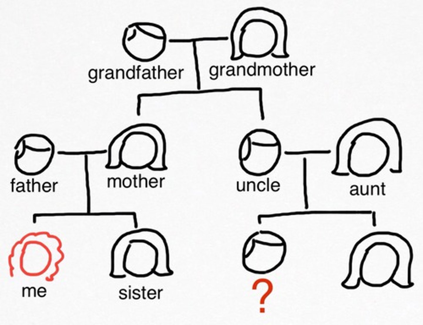 <p>anh chị em họ # 형제 (anh chị em ruột)<br>그는 내 사촌 동생이에요.<br>Nó là em họ của tôi.</p>