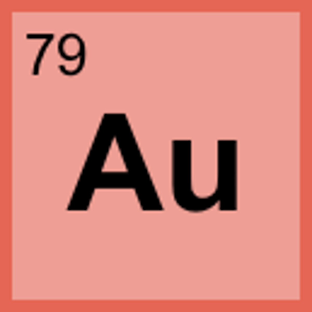 <p>Au<br>Transition Metal</p>