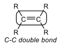 <p>C-C double bond </p>