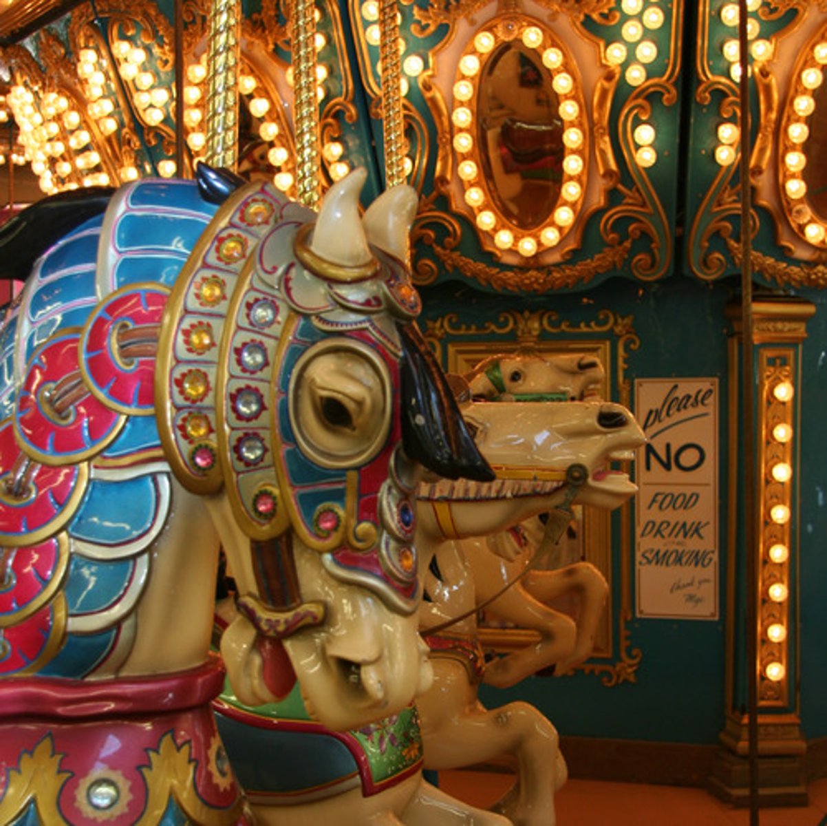 <p>to go on a carousel</p>