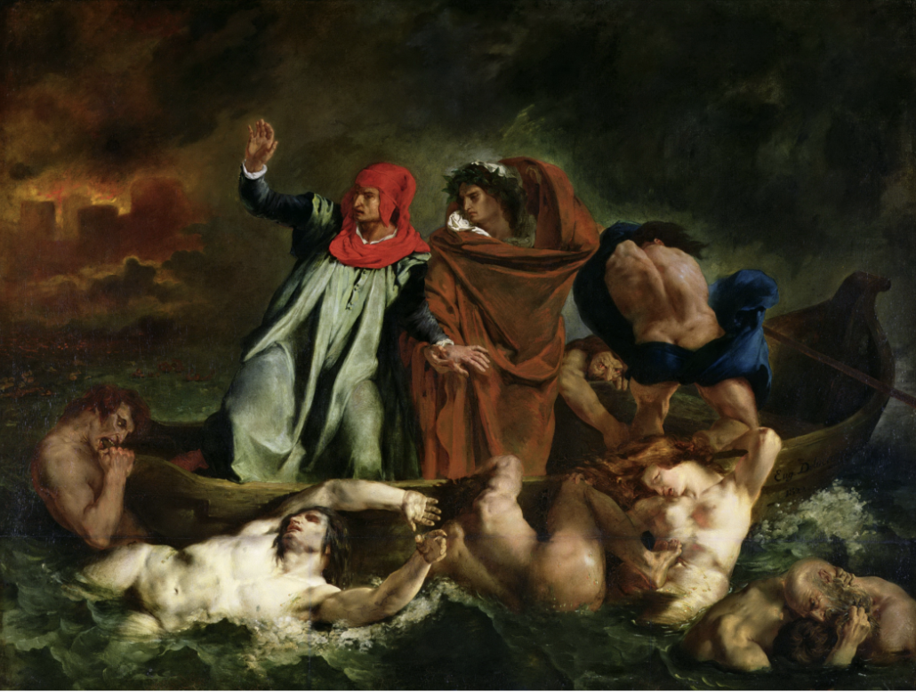 <p>The Barque of Dante</p><p>Eugene Delacroix</p>