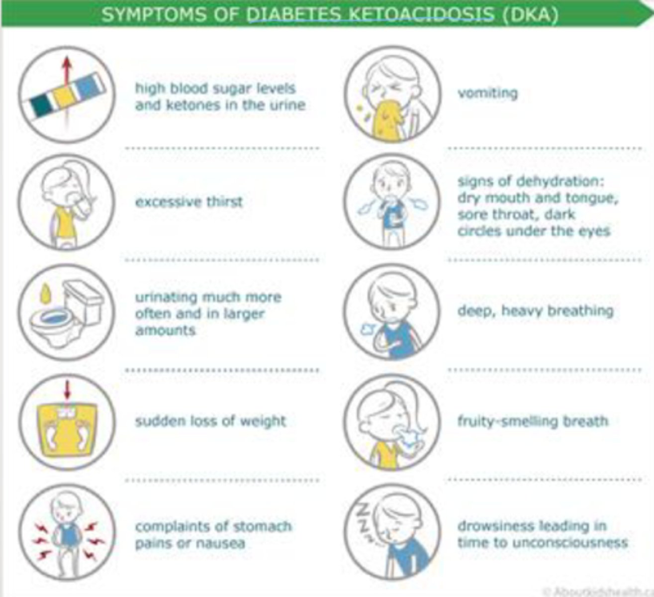 <p>excess ketone bodies which can be harmful</p>