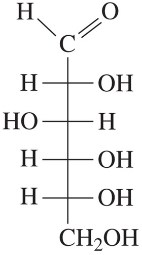 <p>aldohexose; common names include dextrose, grape sugar, blood sugar</p>