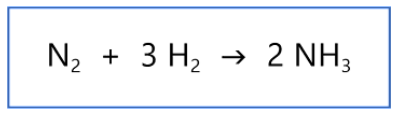 <p>Choose the correct operation to find the molar mass of the product of this chemical reaction. The molar mass of N is 14.007 g/mole and the molar mass of H is 1.0079 g/mole.</p><p></p><ol><li><p>2 X 14.007 + 6 X 1.0079</p></li><li><p>6 X 14.007 + 6 X 1.0079</p></li><li><p>2 X 14.007 + 3 X 1.0079</p></li><li><p>2 X 14.007 X 6 X 1.0079</p></li></ol>