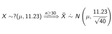 <ul><li><p><span>However, our use of the normal distribution is justified because our sample size is high enough to apply the Central Limit Theorem:</span></p></li><li><p><span>Thus the 95% confidence level is approximate</span></p></li></ul><p></p>