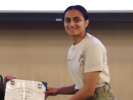 <p>Cadet Captain Suchi Borkar</p>
