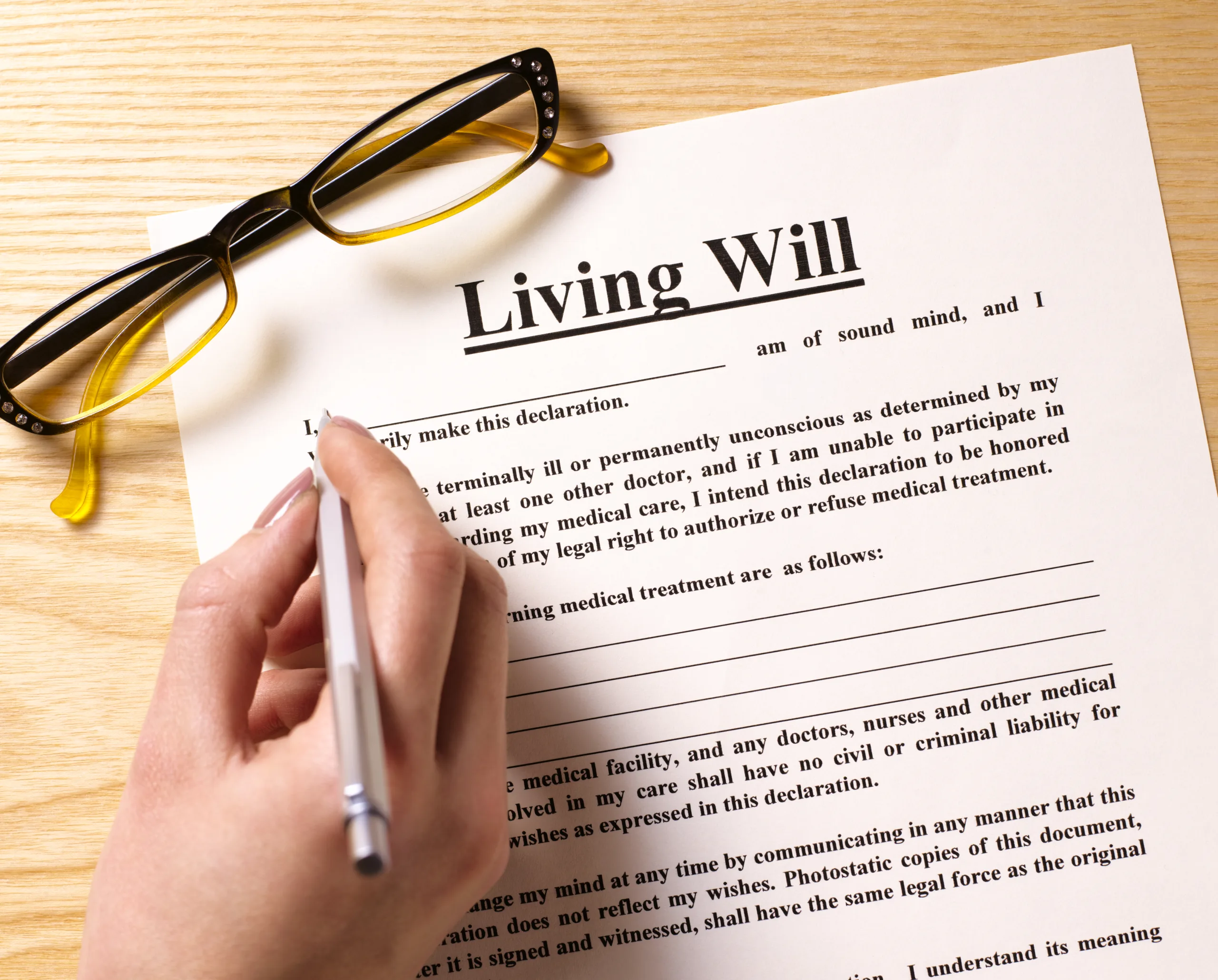 <p>will that instructs doctors what to do when you can no longer make medical decisions for yourself</p>