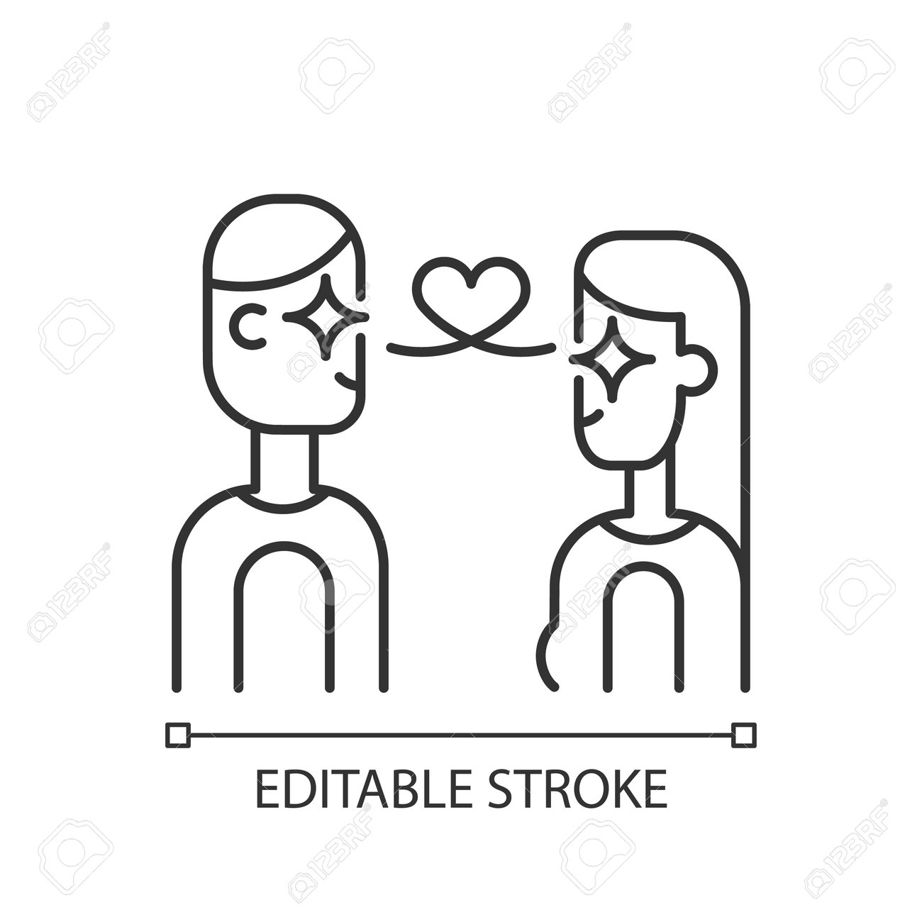 <p>Un colpo di fulmine, Amore a prima vista </p>