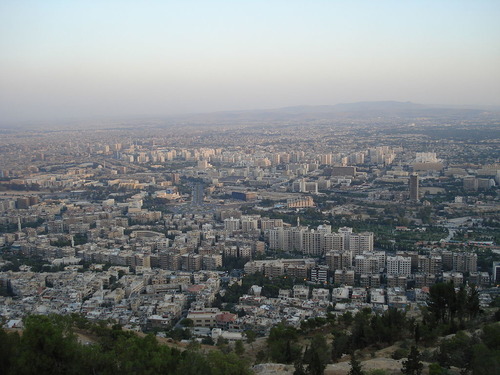 <p>The capital and the largest city in Syria. In addition to being one of the oldest continuously inhabited cities in the world, it is also a major cultural and religious center. First settled in the second millennium BC, it was chosen as the capital of the Umayyad Caliphate from AD 661 to AD 750. After the victory of the Abbasid dynasty, the seat of Islamic power was moved to Baghdad.</p>