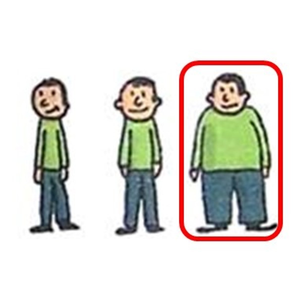 <p>pàng pàng de - chubby</p>