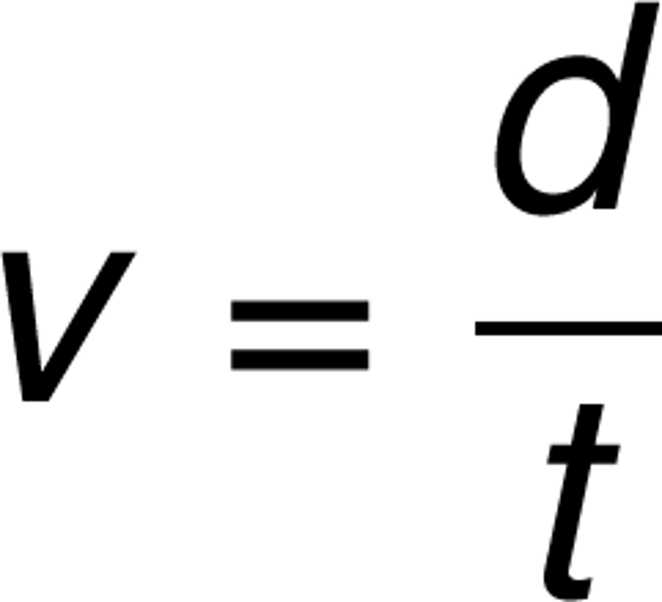 <p>an object's speed and direction of motion</p>