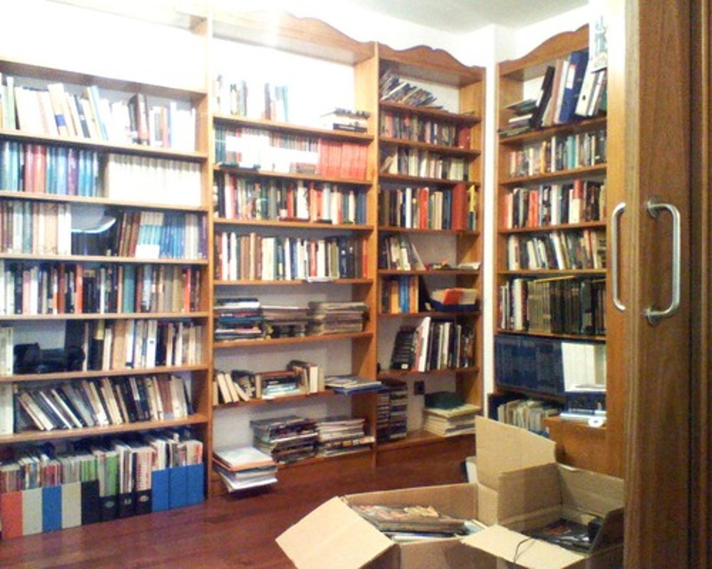 <p>bookcase, shelves</p>