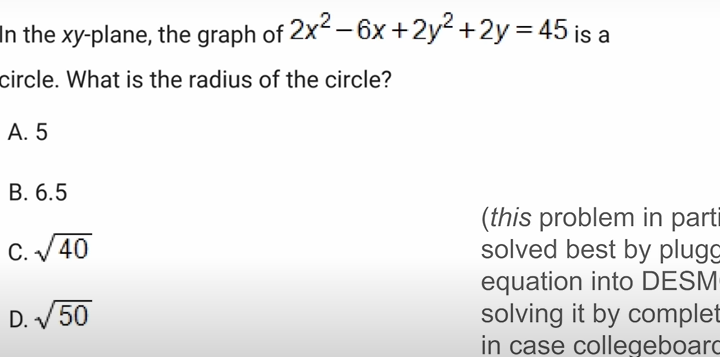 <p>Completing the Square<br>Practice Problem: </p>