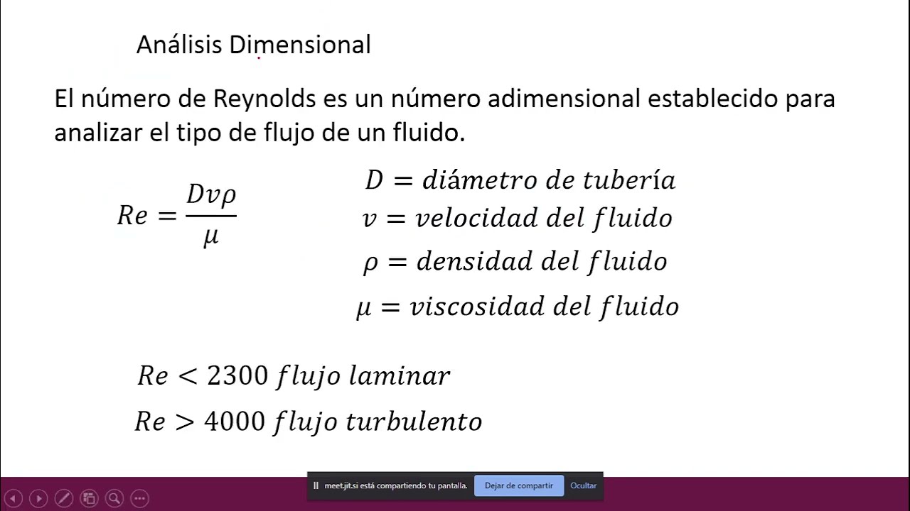 <p>El número de Reynolds es una medida adimensional que representa la relación entre las fuerzas inerciales y viscosas en un flujo. Es utilizado para predecir la transición de flujo laminar a turbulento.</p>