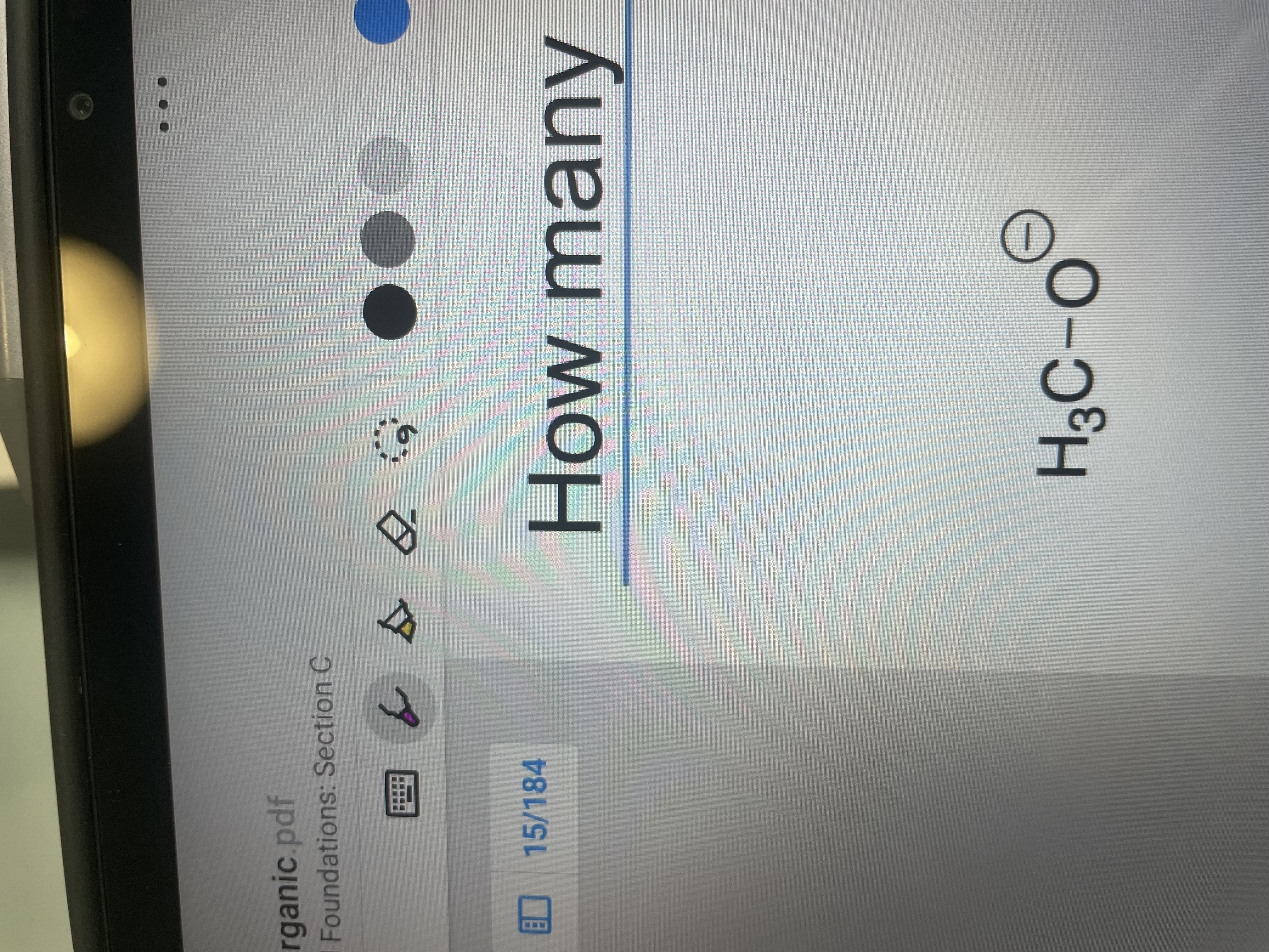 <p>What must you remeber for dot and cross diagrams?</p><p>What are valence electrons?</p><p>What is a valence shell?</p><p>If N has 5 valence electrons, how many electrons are bonded?</p><p>How do you calculate formal charge?</p><p>How many lone pairs are on this molecule?</p><p>IMAGE</p>