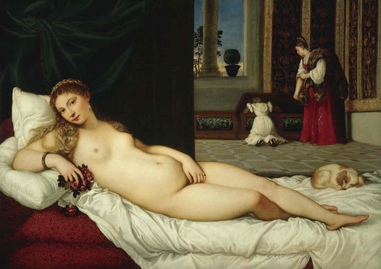 <p>venus of urbino </p>