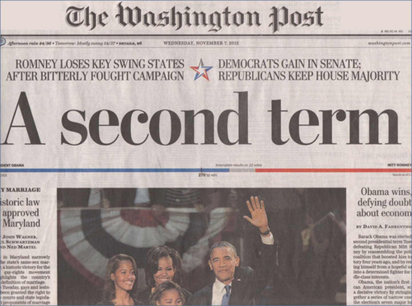 <p>4 years, max of 2 terms</p>