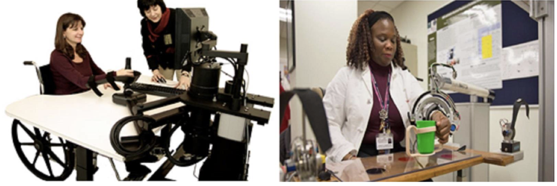 <p>What are the two devices that we talked about the assess and train reaching accuracy?</p>