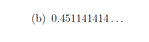 <p><em>Express the repeating decimal as an irreducible fraction.</em></p>