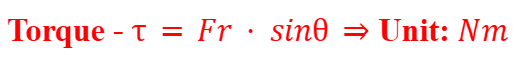 <p></p><p>A measure of the rotational force applied to an object, calculated as the product of the force and the distance from the pivot point. </p>