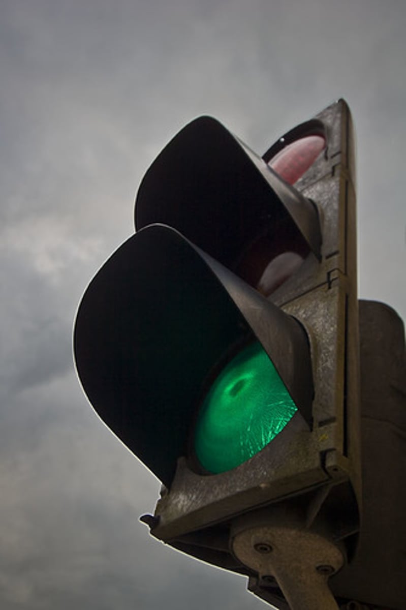 <p>a traffic light</p>