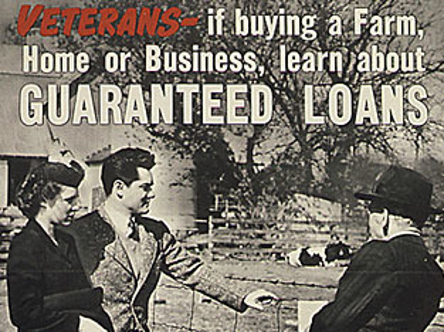 <p>Law Passed in 1944 to help returning veterans buy homes and pay for higher education</p>