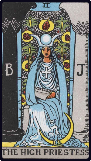 <p><strong><em>II. THE HIGH PRIESTESS</em></strong></p><p><em>UPRIGHT:</em></p><p><em>REVERSED:</em></p><p><span style="background-color: transparent;">UPRIGHT:&nbsp;</span></p><p><span style="background-color: transparent;">REVERSED:</span></p><p><span style="background-color: transparent;">ELEMENT:</span></p><p><span style="background-color: transparent;">ASTROLOGY: </span></p><p><span style="background-color: transparent;">OPPOSITE CARD:</span></p><p><span style="background-color: transparent;">IN A READING:</span></p><ul><li><p><span style="background-color: transparent;">Love: </span></p></li><li><p><span style="background-color: transparent;">Career:</span></p></li><li><p><span style="background-color: transparent;">Self:</span></p></li></ul><p></p>