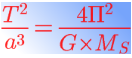 <p><span style="font-family: Arial, Domine, Arial, Helvetica, sans-serif">Le rapport du carré de la période de révolution par le cube du demi-grand axe est constant.</span></p>