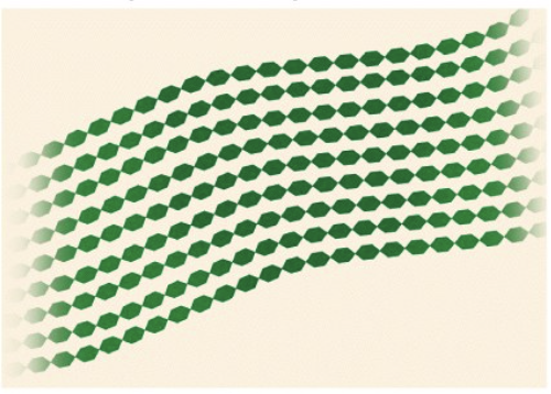 <ul><li><p>structures in plants (cell wall) </p></li><li><p>linear </p><ul><li><p>parallel cellulose molecules form hydrogen bonds </p></li><li><p>creates thin fibers</p></li></ul></li></ul><p></p>