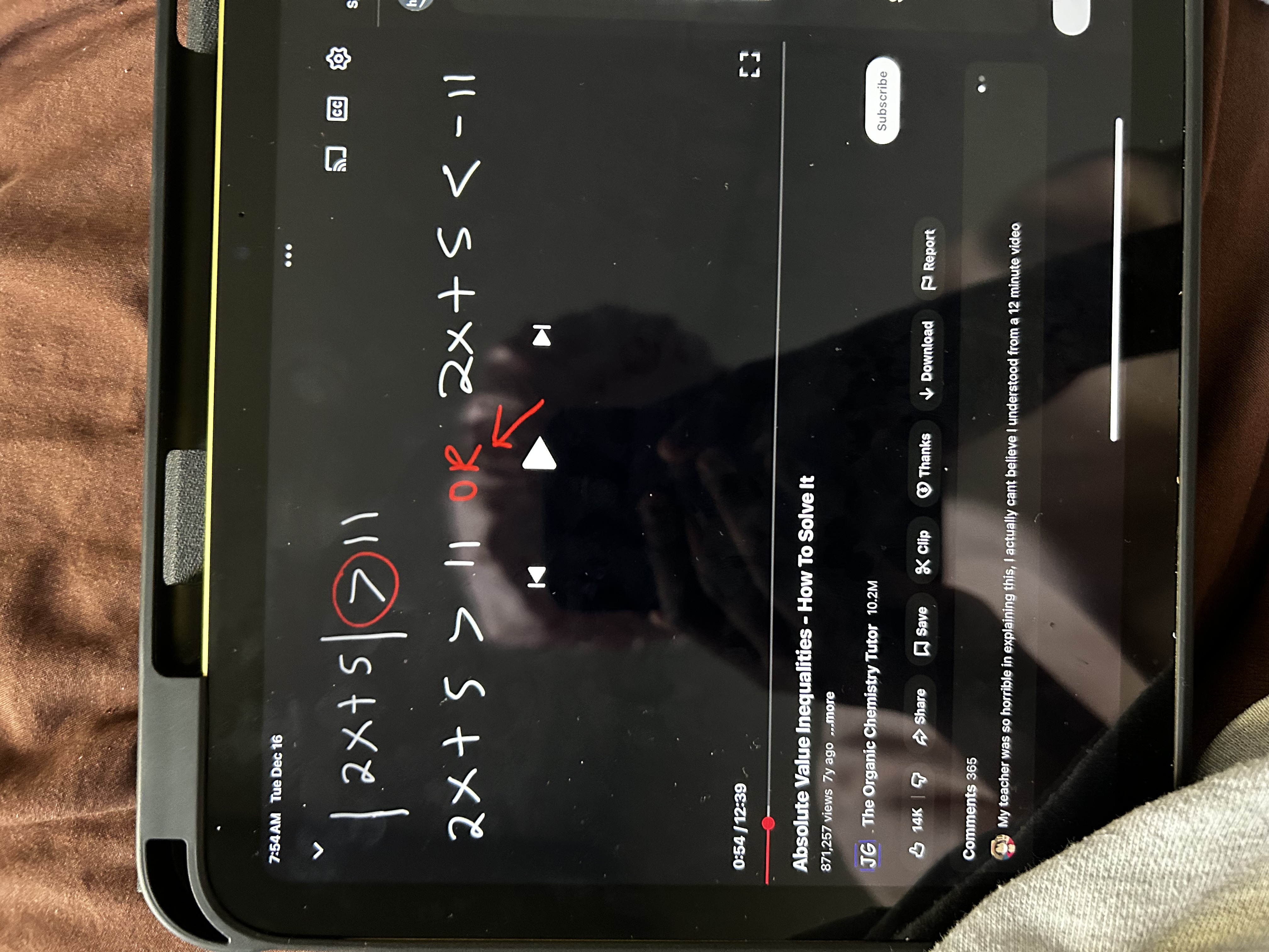 <p>Greater than symbol for absolute value inequalities means </p>