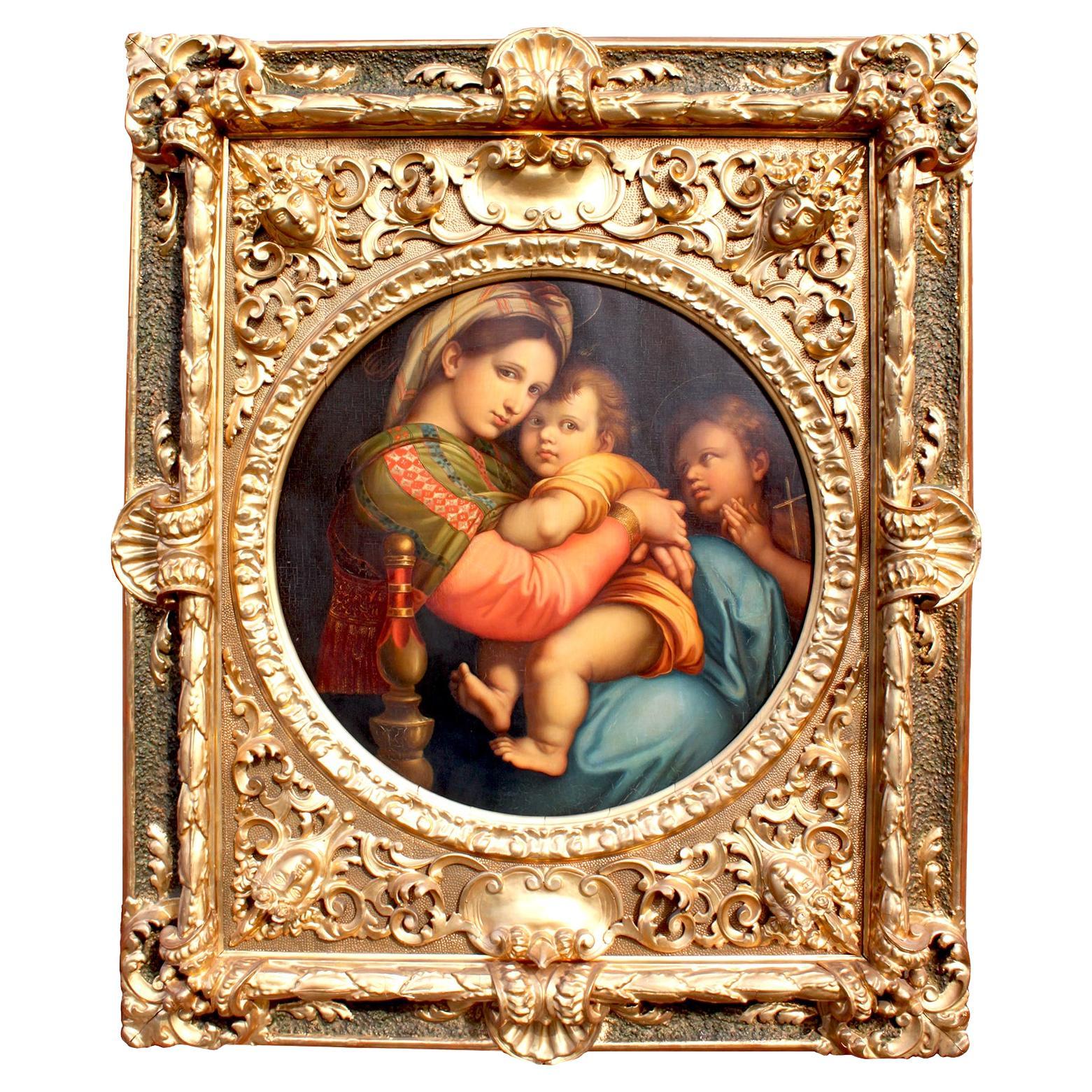 <p>Madonna della Sedia</p><p>1513-14</p><p>Oil on wood</p><p>diameter 71 cm</p><p>Galleria Palatina (Pitti), Florence</p>