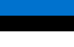<p>Colloquially called the sinimustvalge (lit. 'blue-black-white').</p><p>Blue = the vaulted blue sky above the native land.</p><p>Black = attachment to the soil of the homeland as well as the fate of the people — for centuries black with worries.</p><p>White = purity, hard work, and commitment.</p>