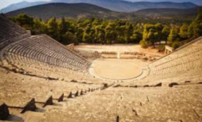 <ul><li><p>Greek arts</p></li><li><p>Notable Architecture</p></li><li><p>4th century BCE by the architect Polykleitos. </p></li><li><p>It was converted as a medical center and became the first ever medical school in the world.</p></li></ul><p></p>