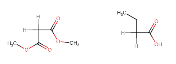 <p>Diethyl malonate is turned into acetic acids using NaOEt,H3O, and heat. NaOEt replaces an H with the adding group and H3O/heat replaces COOEt with H and the other with COOH</p>