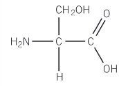 <p>Show the reaction of serine with excess ethanol and a small amount of sulfuric acid</p>
