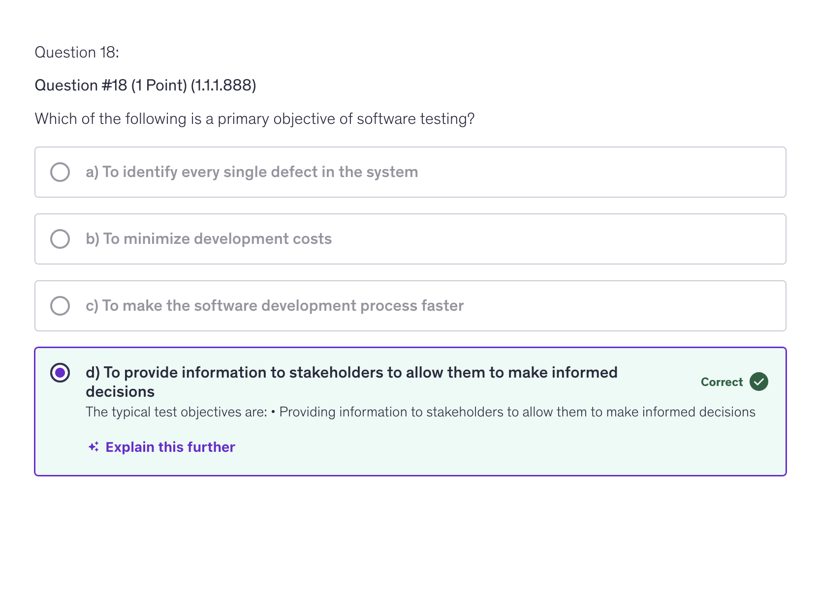 <p>d) To provide information to stakeholders to allow them to make informed decisions</p>