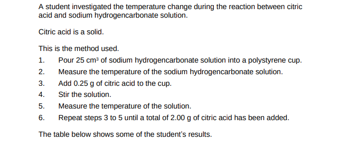<p>What is the dependent variable in this investigation?(1)</p>