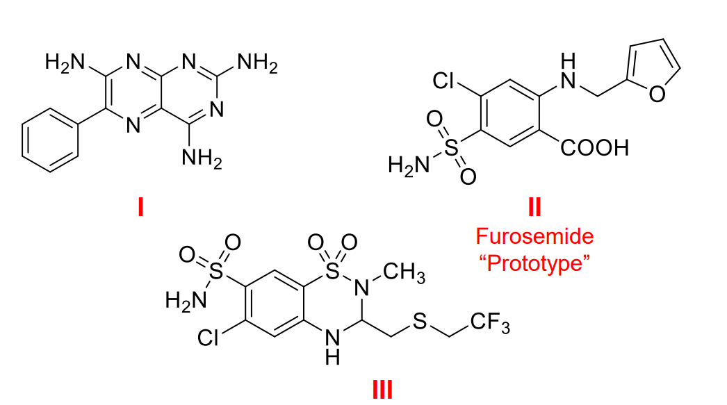 <p>Which of these drugs targets the distal tubule?</p>