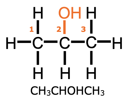 <p>molecules with hydroxyl group (-ol), a carbon single bonded to OH</p>