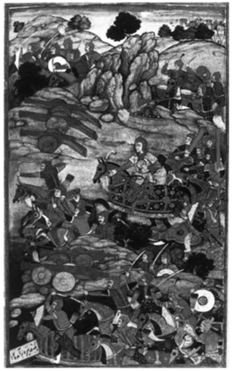 <p>(D) States used gunpowder weapons to establish large empires.</p>