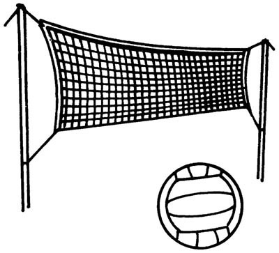 to play volleyball