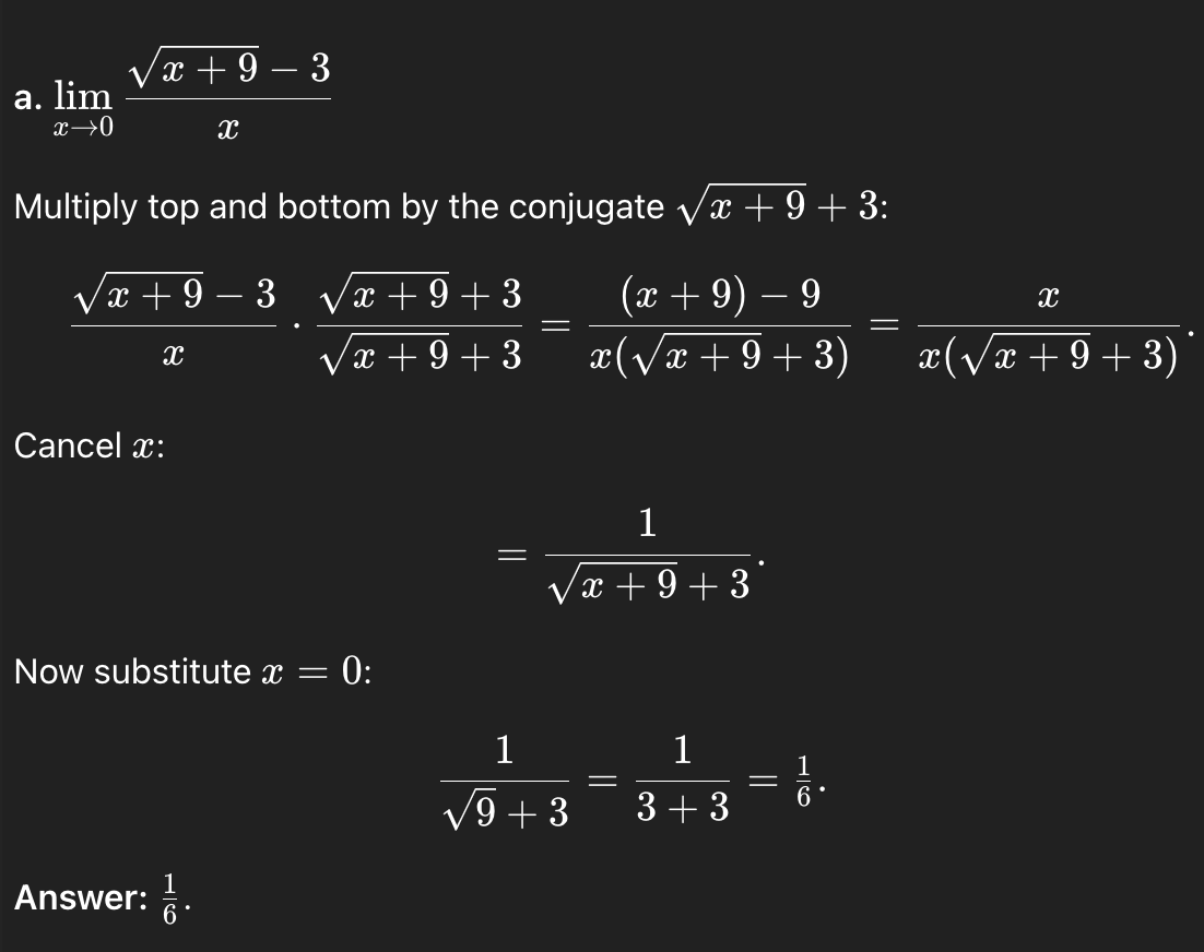 <p>1/6 (conjugate)</p>