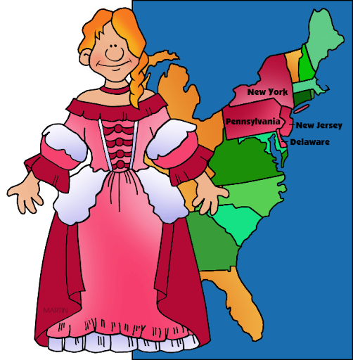 <p><span><mark data-color="unset" style="background-color: unset; color: inherit;">A Group of British colonies in British America located between the New England and Southern colonies</mark>. They included New York, New Jersey, Pennsylvania, and Delaware.</span></p>