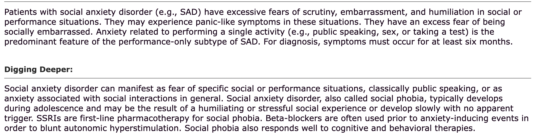 <p>Specific Phobia or Social Anxiety ? </p>