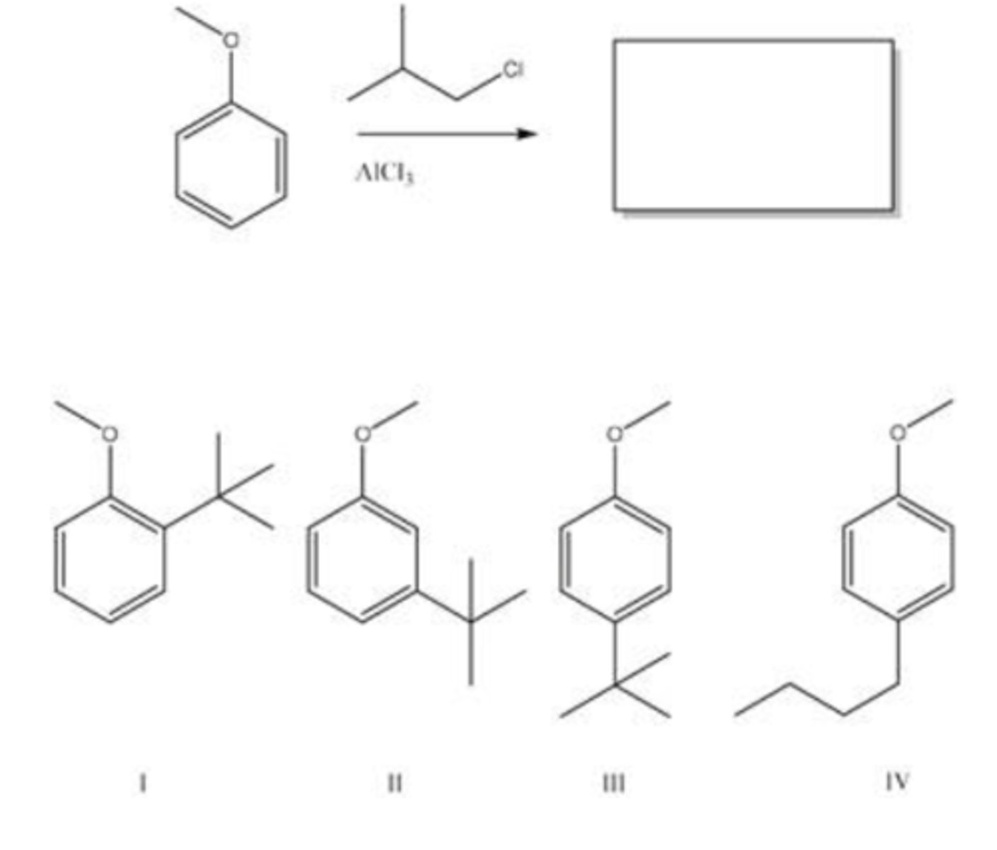 <p>58) What is the major organic product of the following reaction?</p>